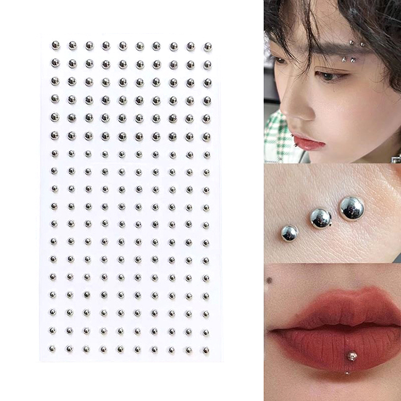 Diamond Sticker Fake Nose Stud - Body Jewelry Stickers review and price