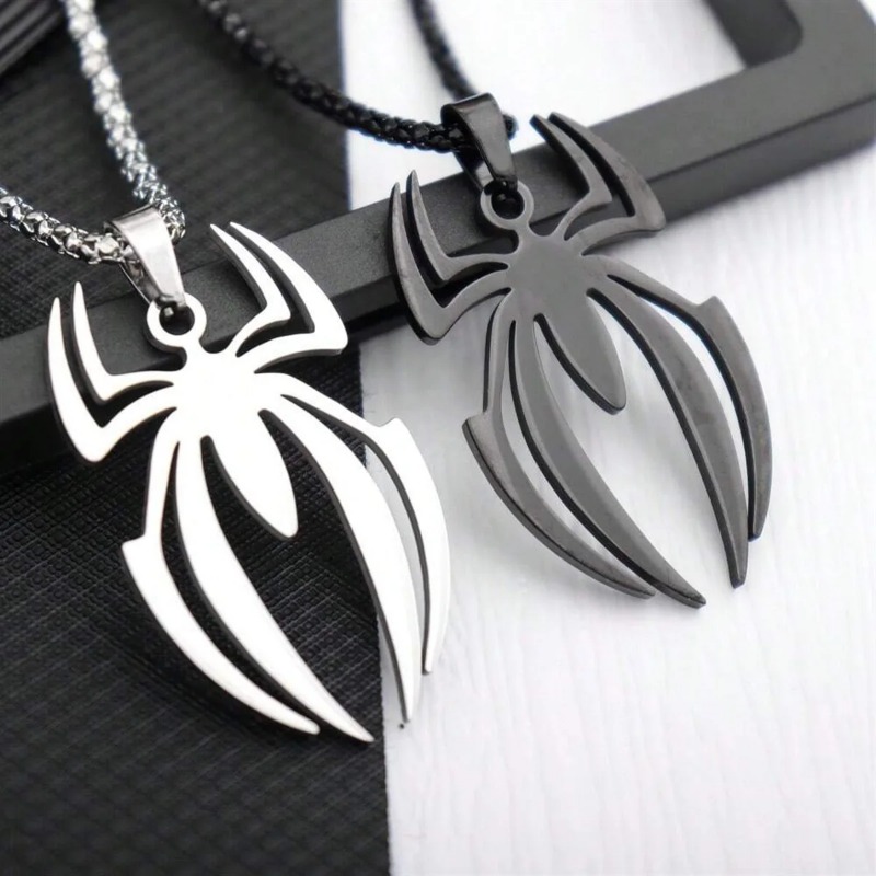 Gothic Spider Shape Necklace S - Body Jewelry Goth review and price