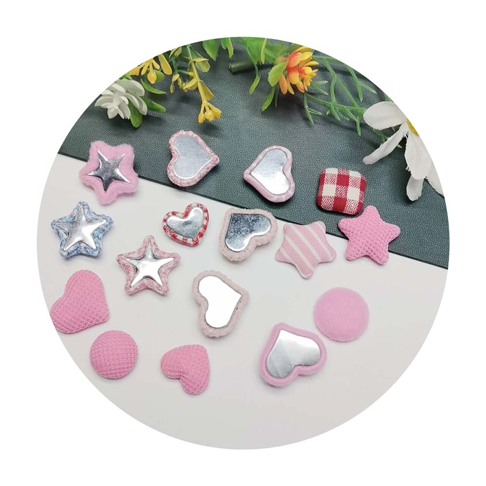 Mixed Fabric Cabochon Flat bac - Star Flat Back review and price