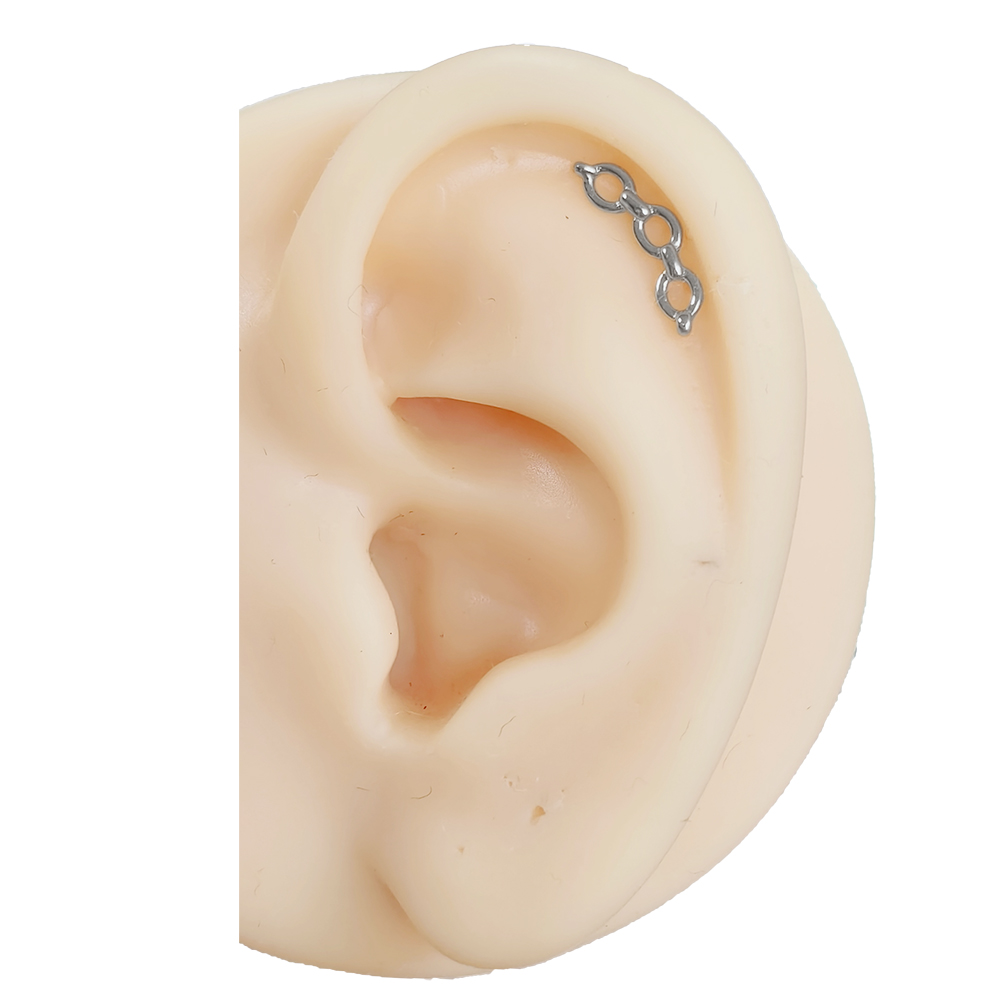 ASTM F-136 Titanium Labret Pie - Body Jewelry Threadless review and price