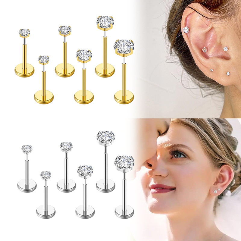 20G/18G/16G Surgical Stainless - Body Jewelry Labret review and price